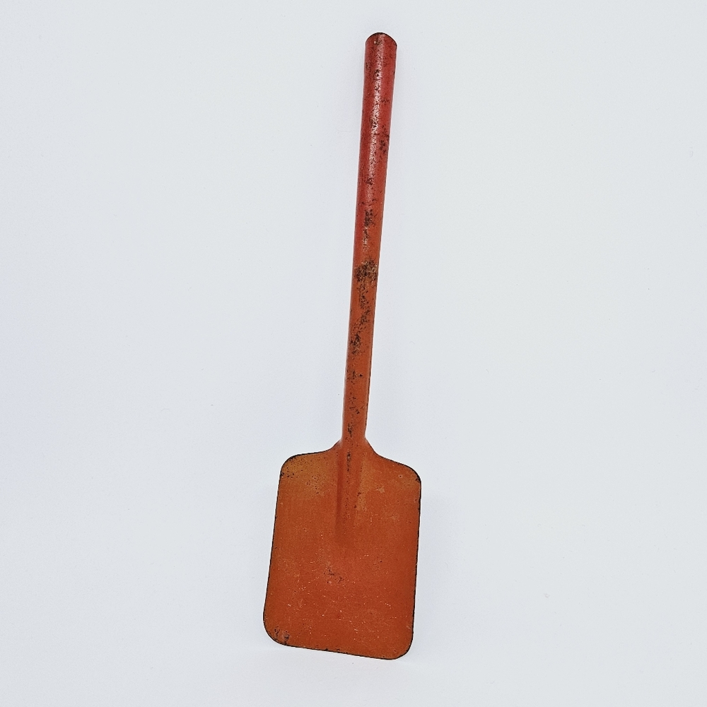 Vintage Red & Blue Tin Toy Sand Shovel